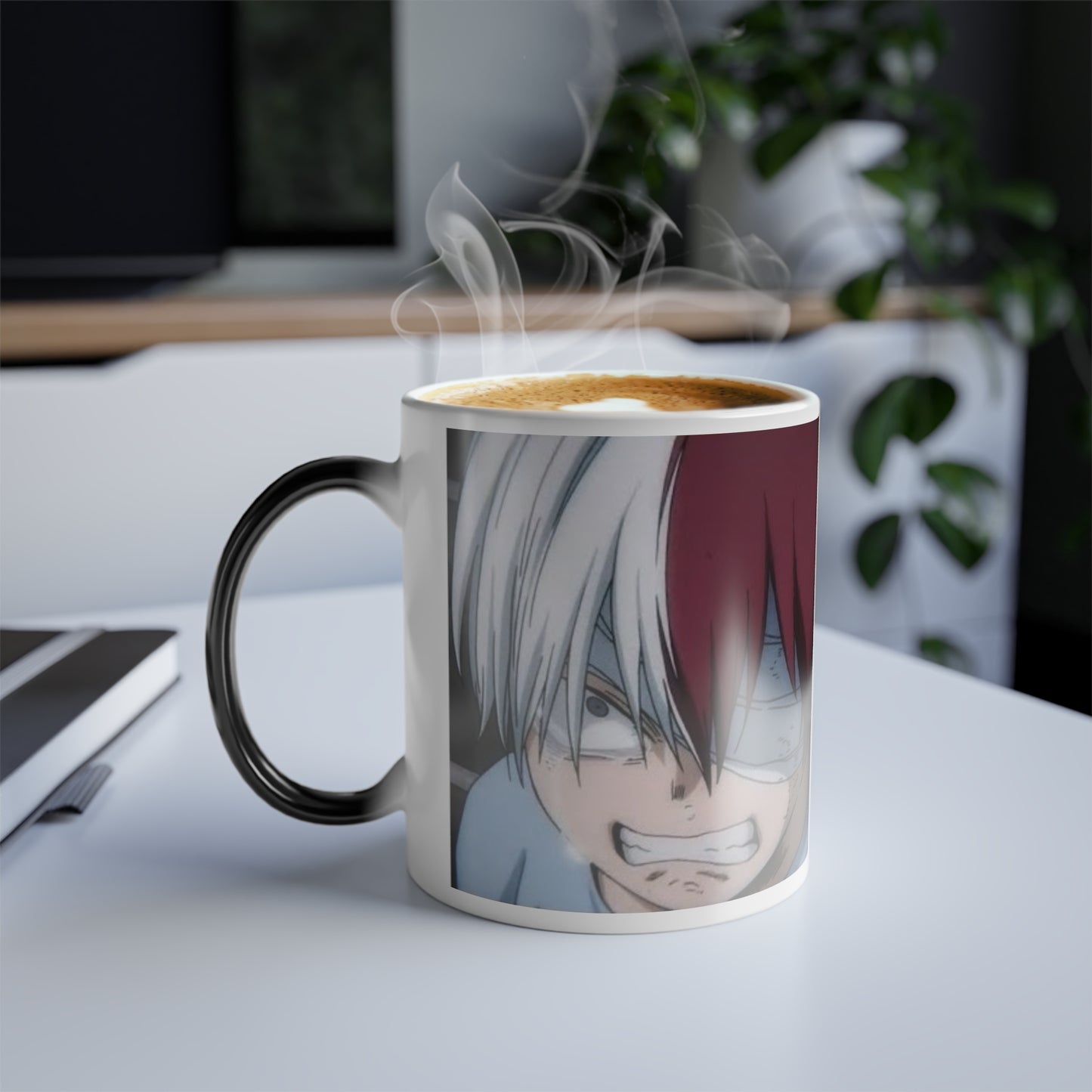 Crying Todoroki Color Morphing Mug, 11oz