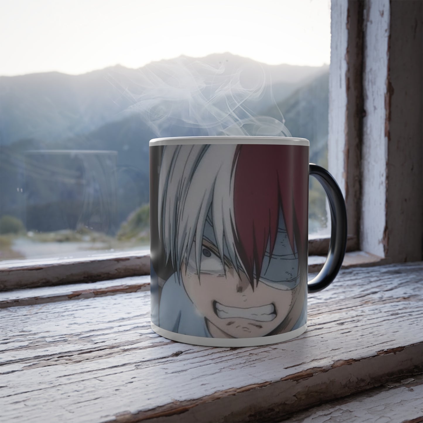 Crying Todoroki Color Morphing Mug, 11oz
