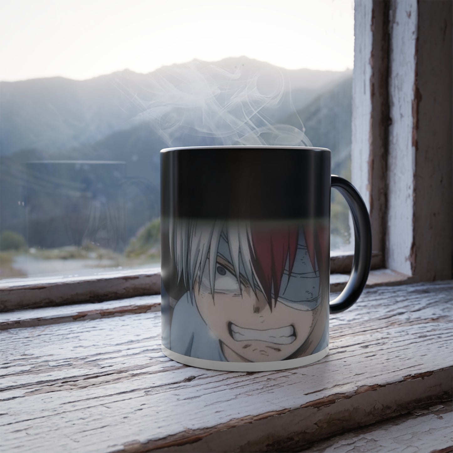 Crying Todoroki Color Morphing Mug, 11oz