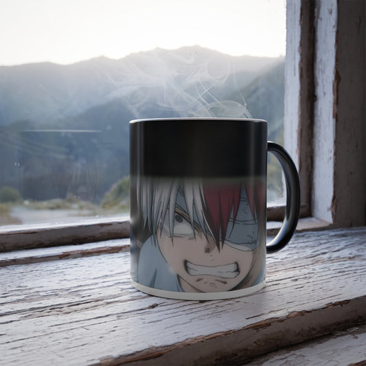 Crying Todoroki Color Morphing Mug, 11oz